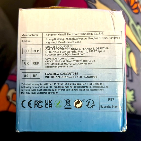 LED STARRY PROJECTION LIGHT W/ multiple settings CHECK VIDEO NWT - Picture 5 of 6